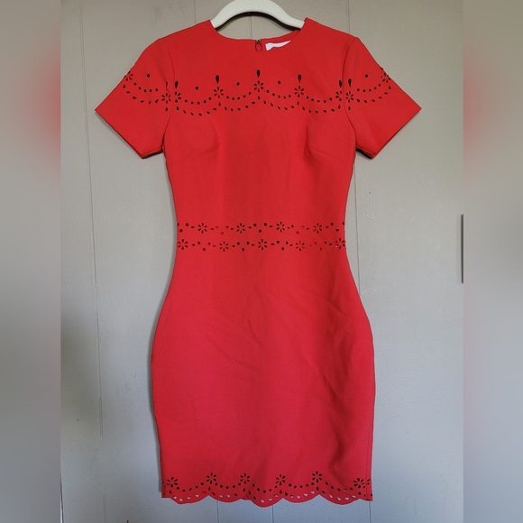 NWOT Likely Eyelet Manhattan Dress, 0, Bittersweet - Picture 5 of 8